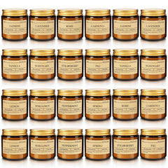 Main image of the 24-pack scented candle set
