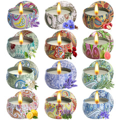 Candles in a cozy room ambience demonstrating home use.