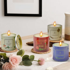 Cinnamon Apple scented candle in tin jar