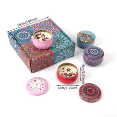 Rose scented candle from the 4-pack gift set