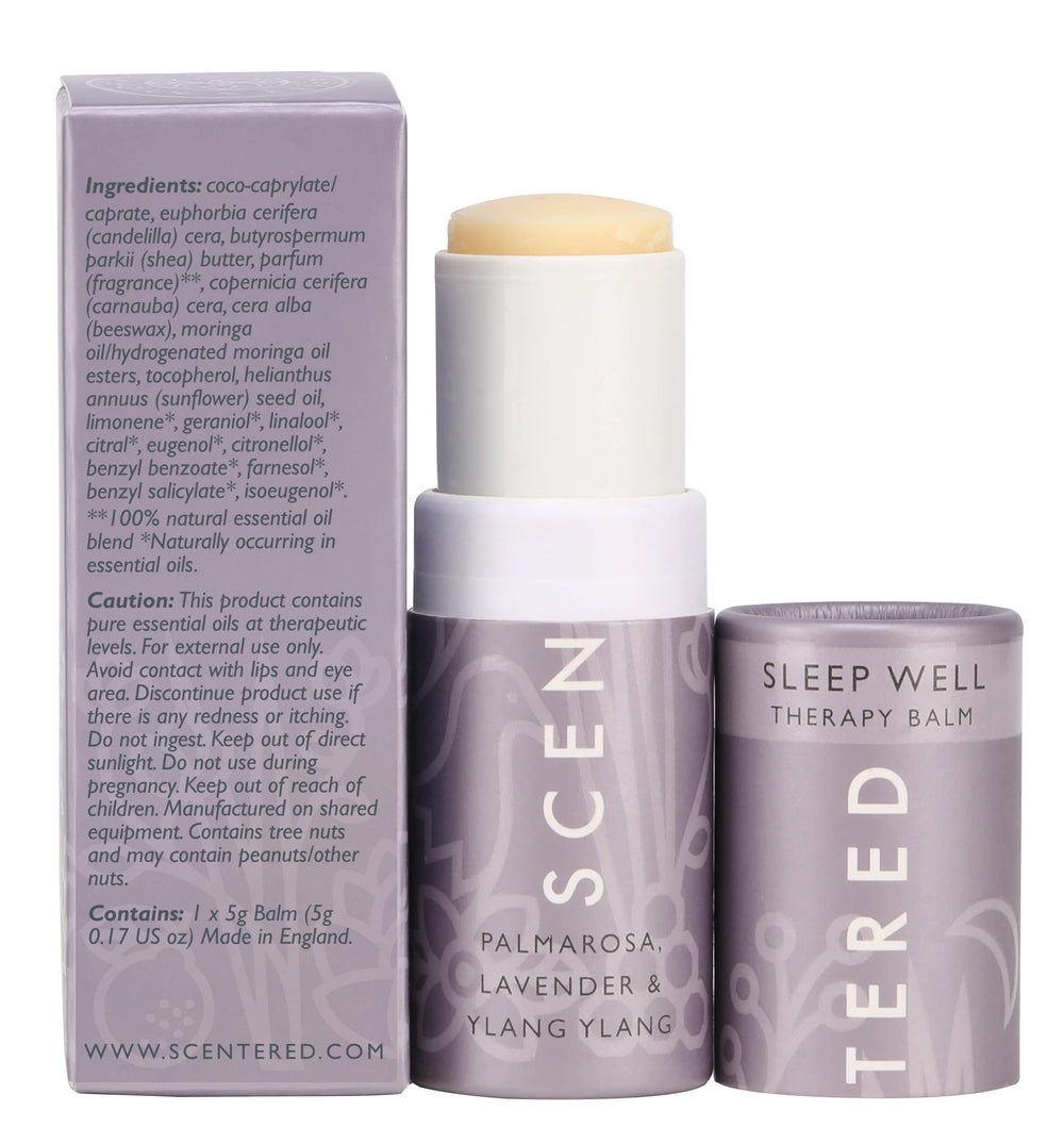 Gift-ready Scentered Sleep Well Balm presentation