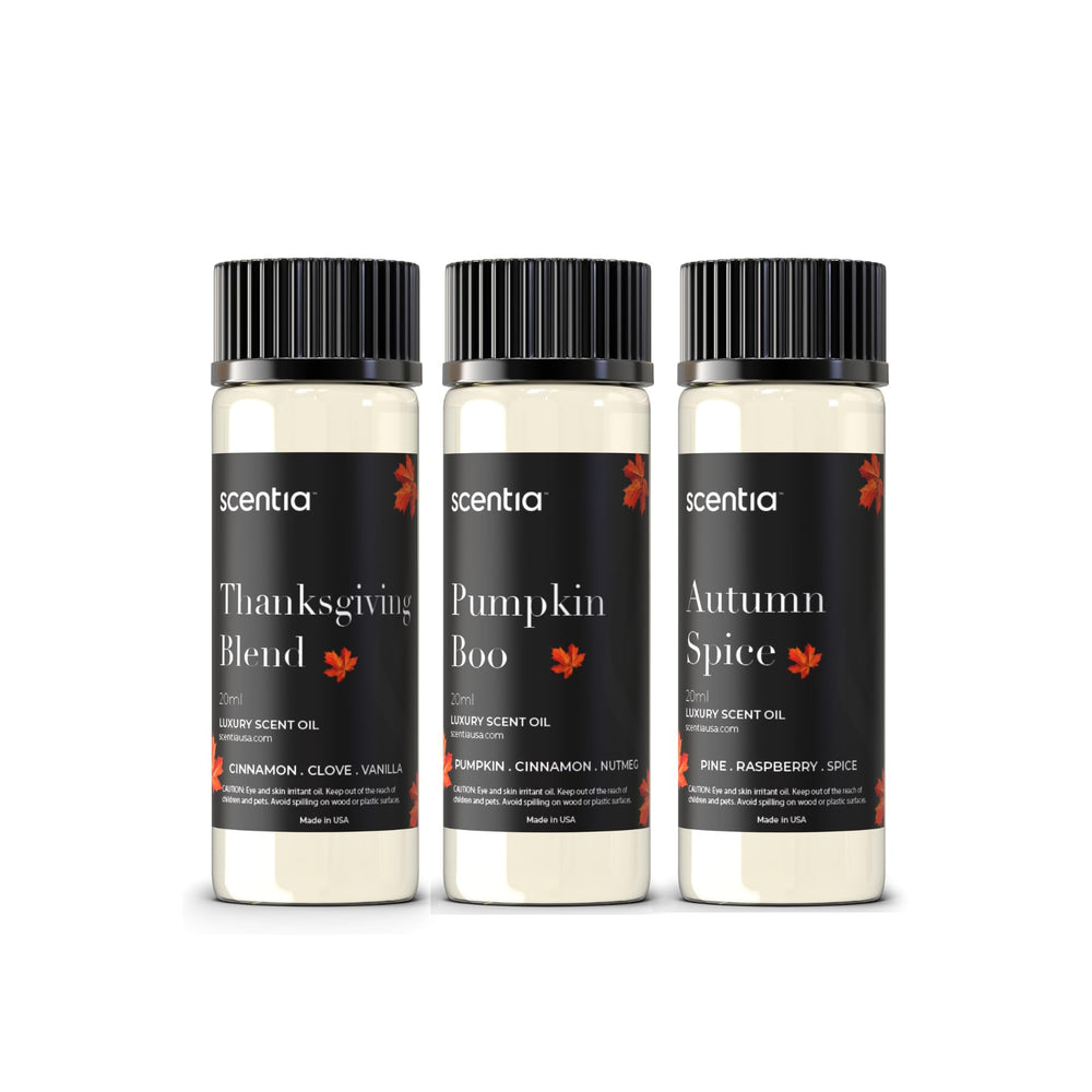 Autumn Spice 20ml bottle from Scentia Fall Essential Oils Set.