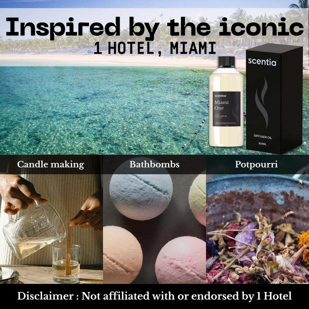 Scentia Miami One Aroma Oil 500 ml packaging display