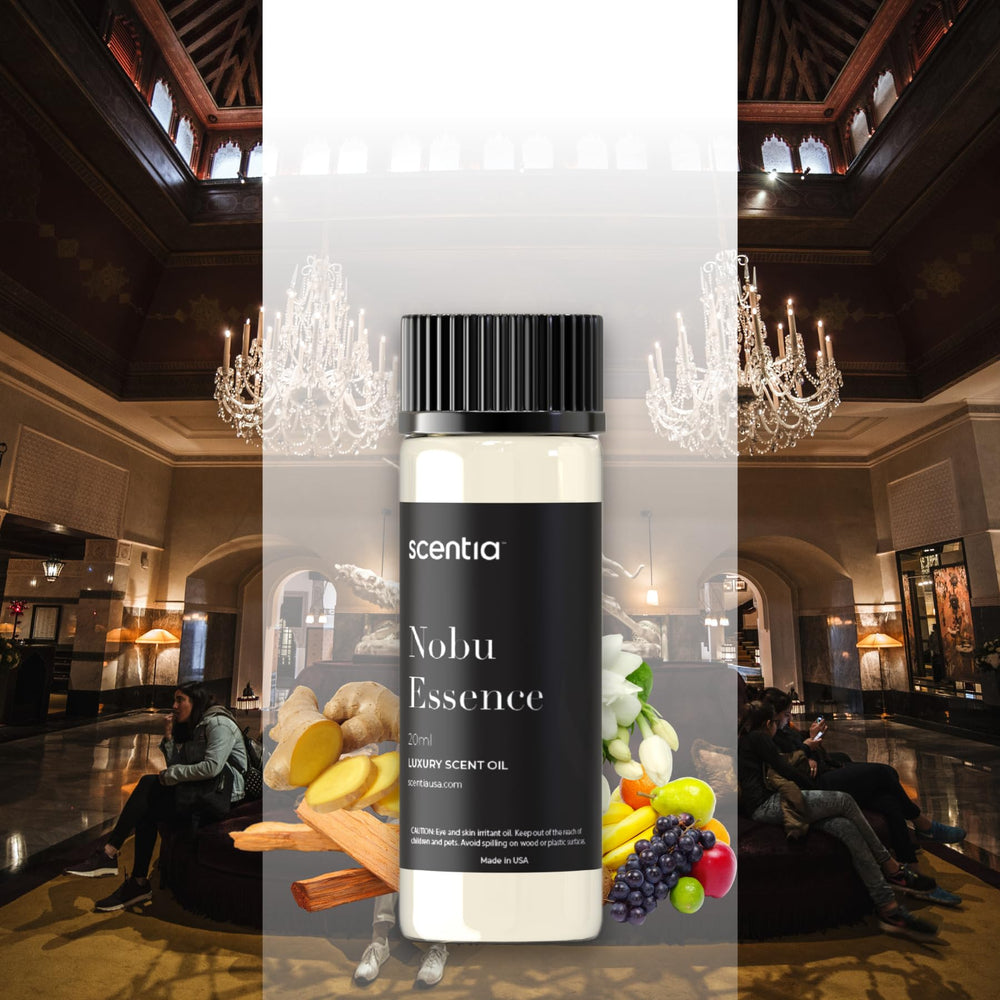 Nobu Essence top notes: citrus and ginger