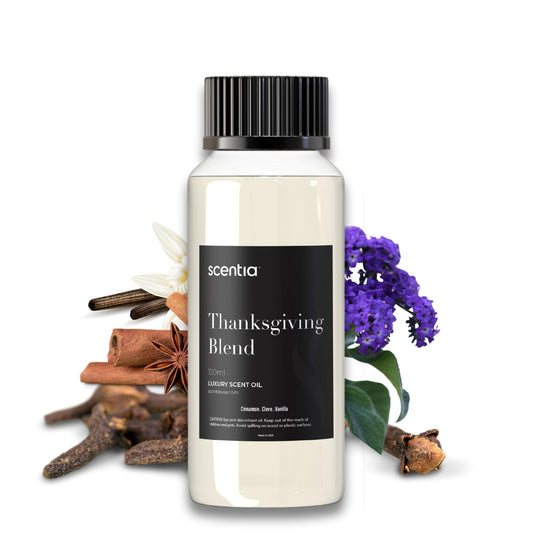 Scentia Thanksgiving Blend Essential Oil 120ml bottle for diffusers