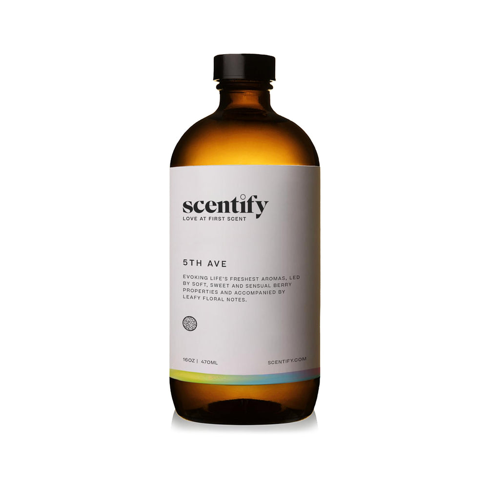 Middle notes of 5th Ave diffuser oil featuring elderberry and gardenia