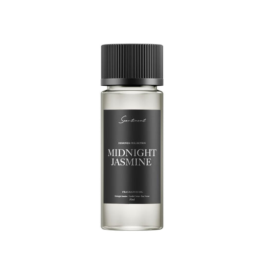 Midnight Jasmine diffuser oil bottle - front view