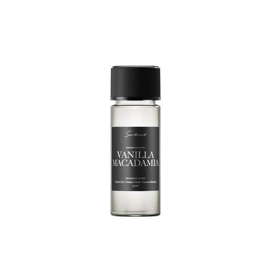 Scentiment Vanilla Macadamia Diffuser Oil bottle front 20ml