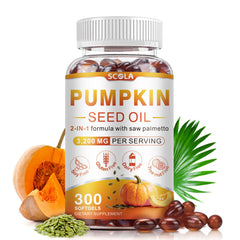 Hero image of SCOLA Pumpkin Seed Oil Capsules with 300 softgels