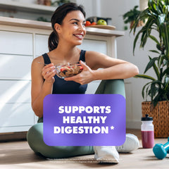 DigeZyme multi-enzyme complex ingredients on the bottle
