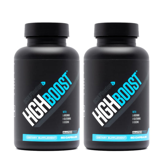 Sculpt Nation by V Shred bottle and packaging showing L-Arginine, Tribulus Terrestris and amino acids in a 2-pack