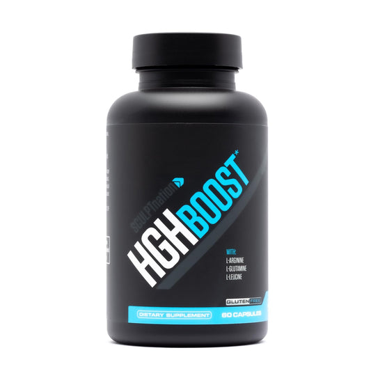 Sculpt Nation by V Shred bottle label featuring L-Arginine, Tribulus Terrestris and amino acids