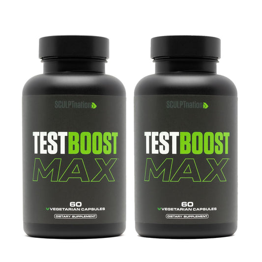 Sculpt Nation Tribulus Terrestris supplement bottle with Ashwagandha and American Ginseng