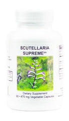 Bottle of Supreme Nutrition Scutellaria Supreme 90 count Chinese Skullcap capsules