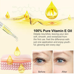 SDJUFEI Vitamin E Oil for scar care may fade texture over time.