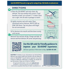 Close-up of Sea-Bond Fresh Mint denture adhesive seals (image 2)