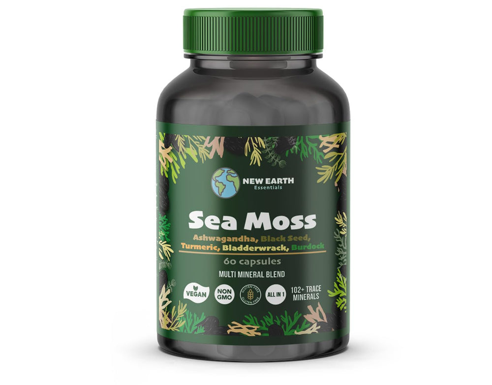 Bottle of Sea Moss All-in-One Capsules
