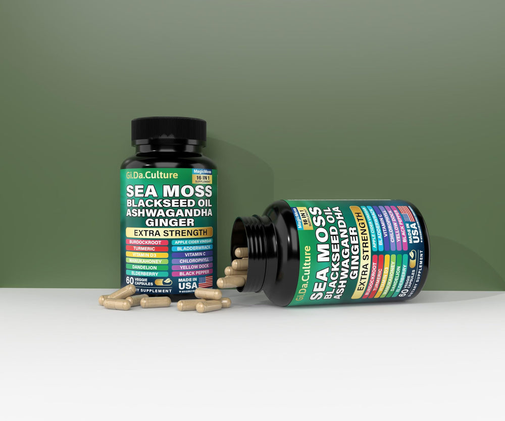 Lab-tested vegan sea moss capsules