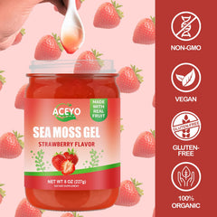 Sea moss gel ingredients and vitamins