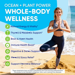 Sea Moss minerals infographic