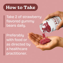 Strawberry flavored Sea Moss Gummies