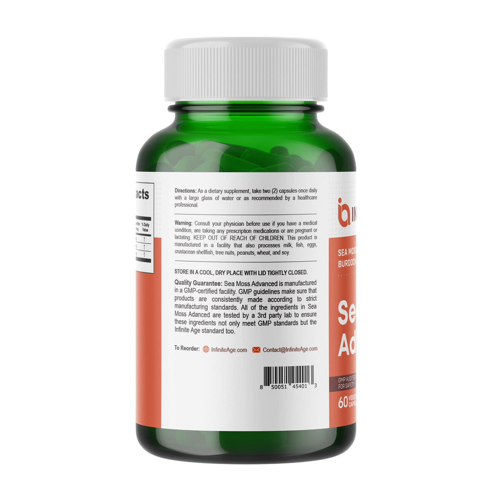 Irish sea moss 500mg portion