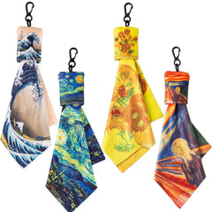 Seabbo Glasses Cleaning Cloth featuring Starry Night - front