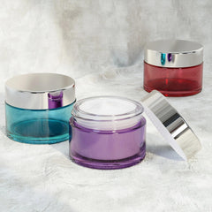 Seafulee purple glass jar lid for stylish portable storage