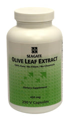 Seagate Olive Leaf Extract 450 mg – 250 capsules bottle