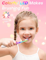 Eight replacement brush heads for SEAGO kids toothbrush