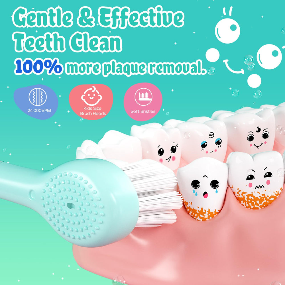 Close-up of BPA-free ultra-soft bristles