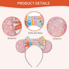 Seamoy lightweight glitter headband for all-day wear.