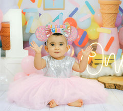 Seamoy park or theme event headband adds sparkle.