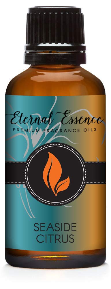 Seaside Citrus 30ml premium fragrance oil bottle for candles and diffusers