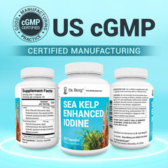 Seaweed blend and iodine ingredients