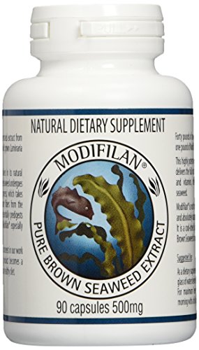 Close-up of Seaweed Modifilan capsules