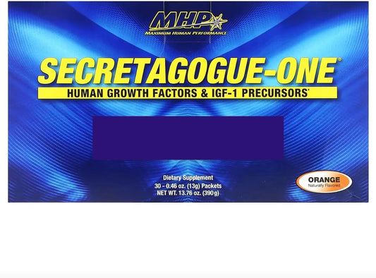 Secretagogue Gold 16oz bottle with 30 packets