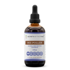 Bottle of Secrets of the Tribe Bee Pollen Tincture 4 oz