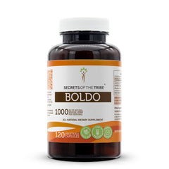 Secrets of the Tribe Boldo bottle and label