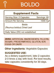 Capsules showing no artificial colors or flavors