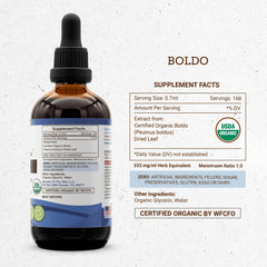 High-potency herbal drops bottle with dropper