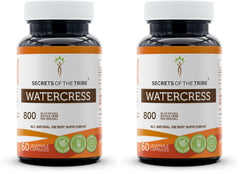 Secrets of the Tribe Watercress bottle two-pack on display