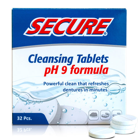 Secure Daily Cleansing Tablets package – 32 tablets, 1 pack