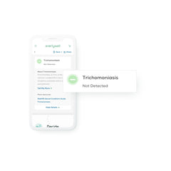 Secure online platform displaying test results