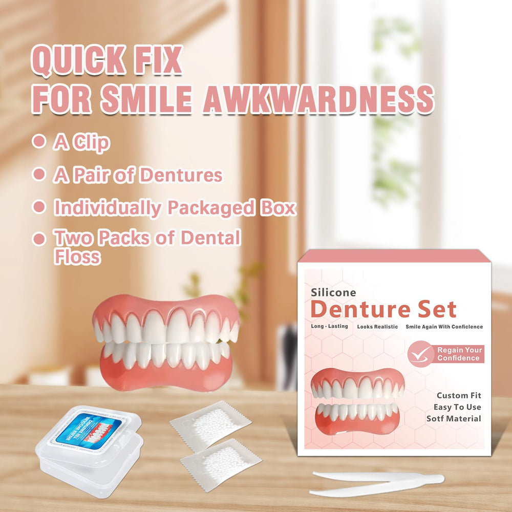 Secure-relines denture kit for confident smile