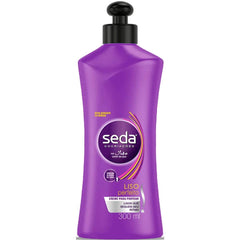 Seda Perfect Straight Cream bottle pour for smooth, silky hair styling.