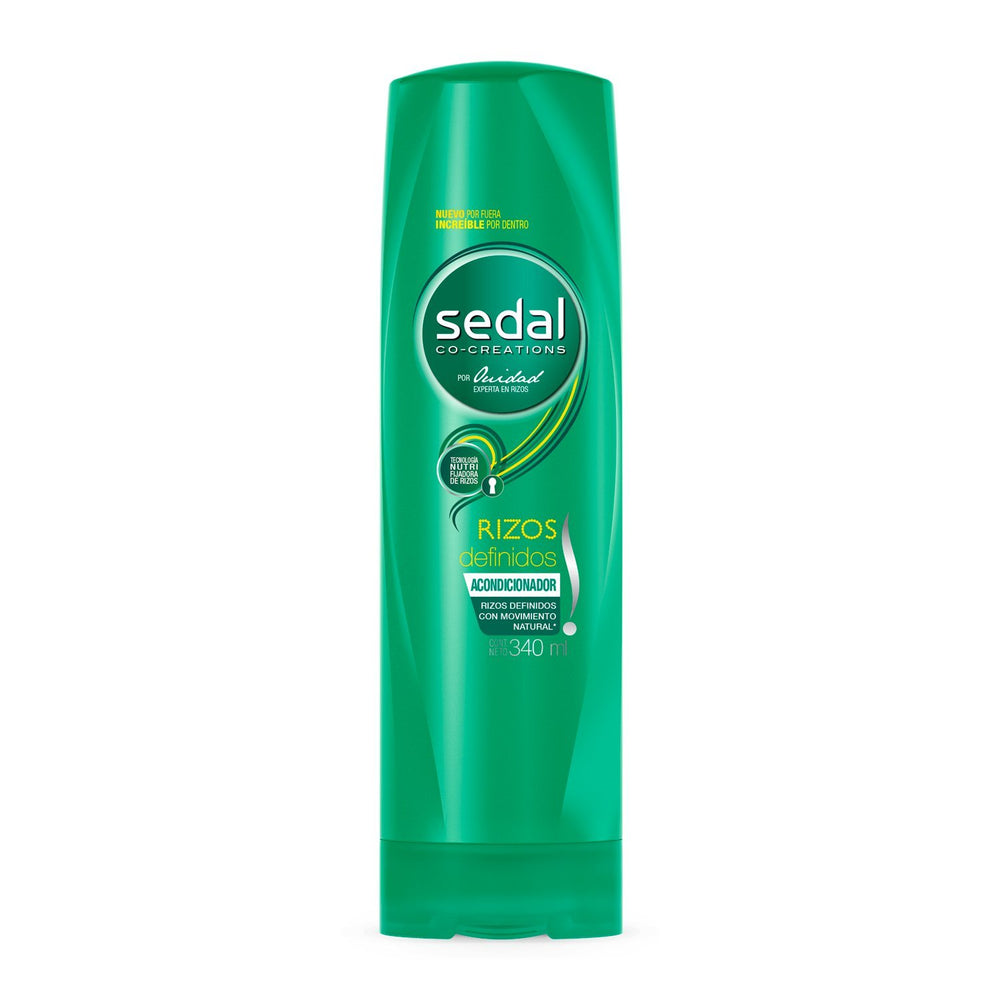 Sedal Obedient Curls conditioner bottle showing hydrated curls and frizz control.