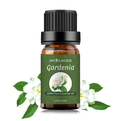 Studio shot of Sedbuwza Gardenia essential oil with diffusers