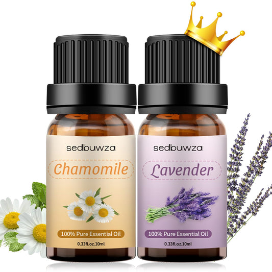 Sedbuwza Lavender Chamomile 2x10 ml essential oil set bottles