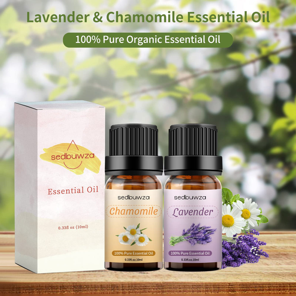 Lavender essential oil 10 ml bottle in amber glass